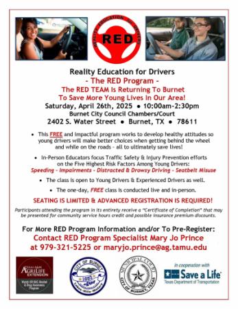RED Program - April 26, 2025