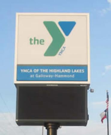 The Y at Galloway-Hammond street sign