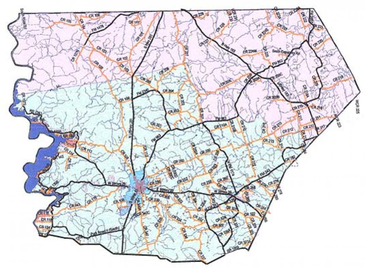 Burnet County Texas Map Burnet Ems Coverage Map | Burnet Texas