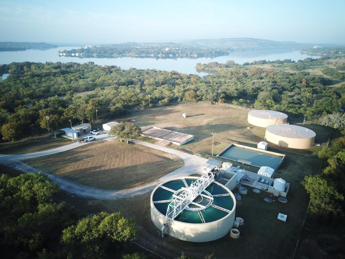 drone pic water plant