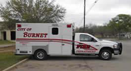 Burnet Fire Department Units | Burnet Texas